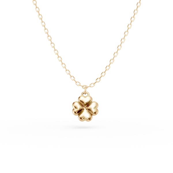 Lant cu pandantiv din aur galben