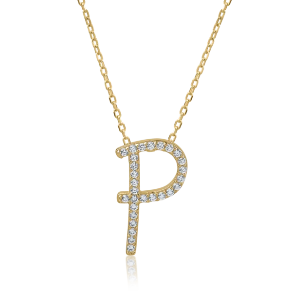 Lant cu pandantiv din aur galben