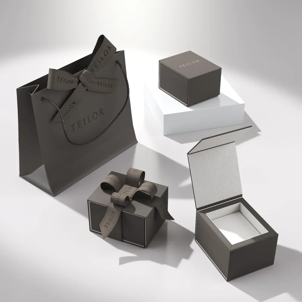 Lant cu pandantiv din aur roz cu diamante de 0.19ct - imagine 3