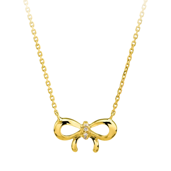 Lant cu pandantiv fundita din aur galben cu diamante de 0.01ct