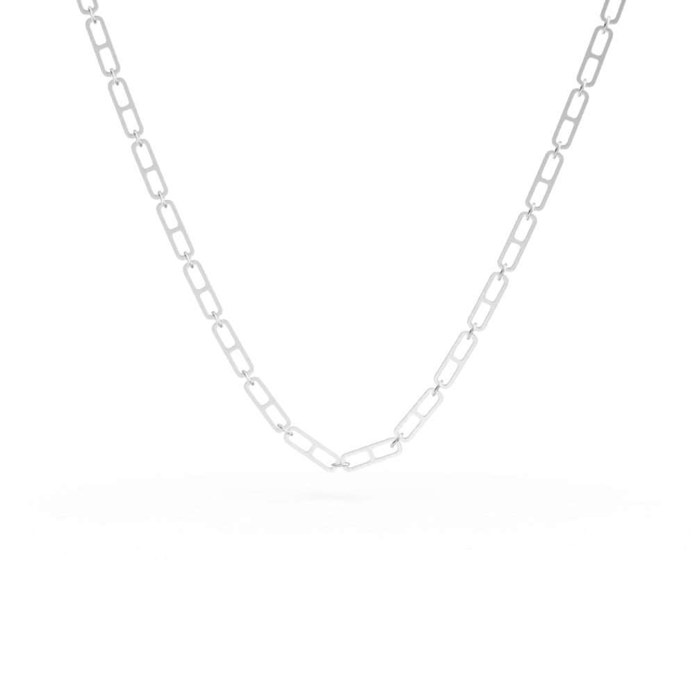 Lant cu zale din aur alb