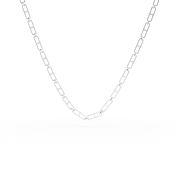 Lant cu zale din aur alb