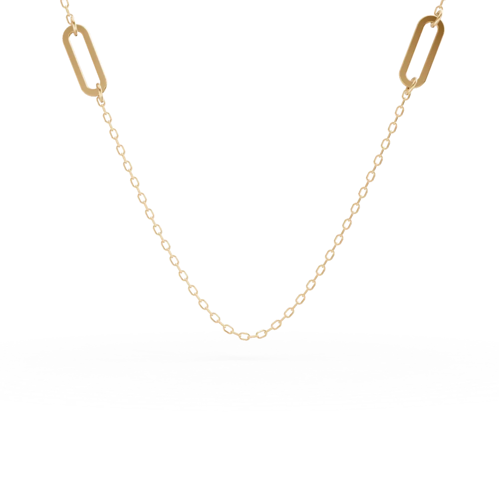 Colier din aur galben