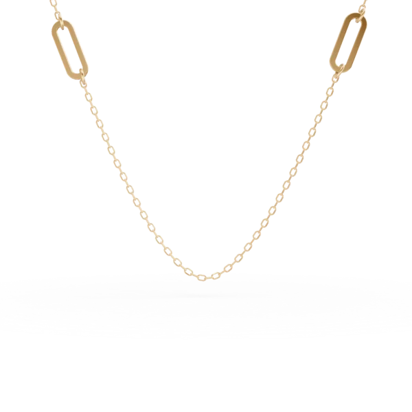 Colier din aur galben