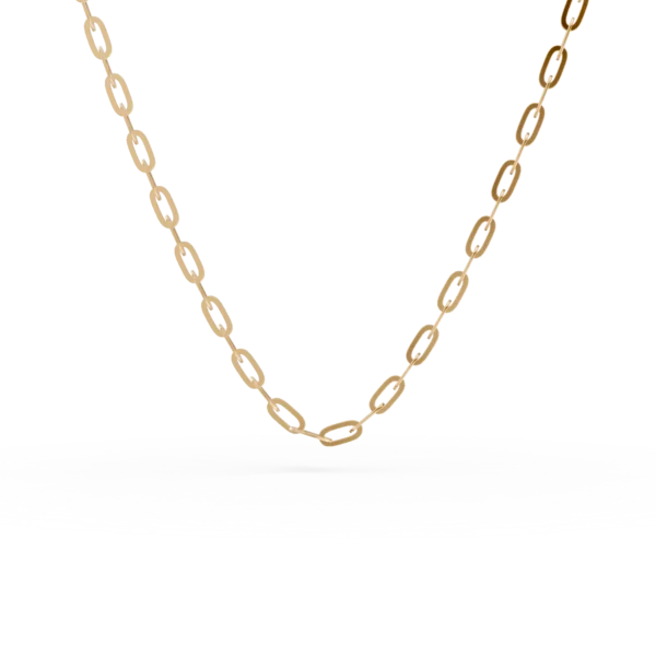 Lant cu zale din aur galben