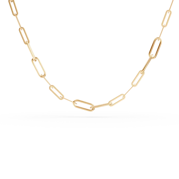 Lant cu zale din aur galben