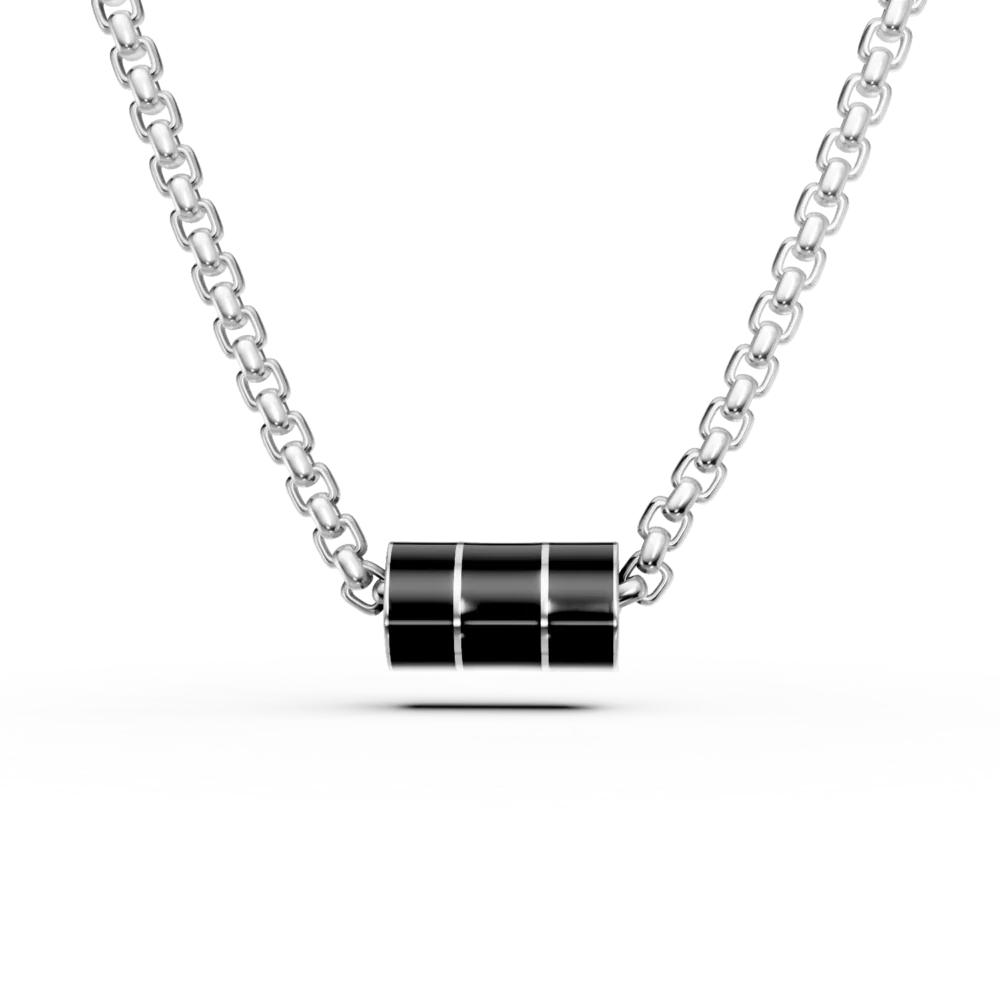 Lant din aur alb pentru barbati