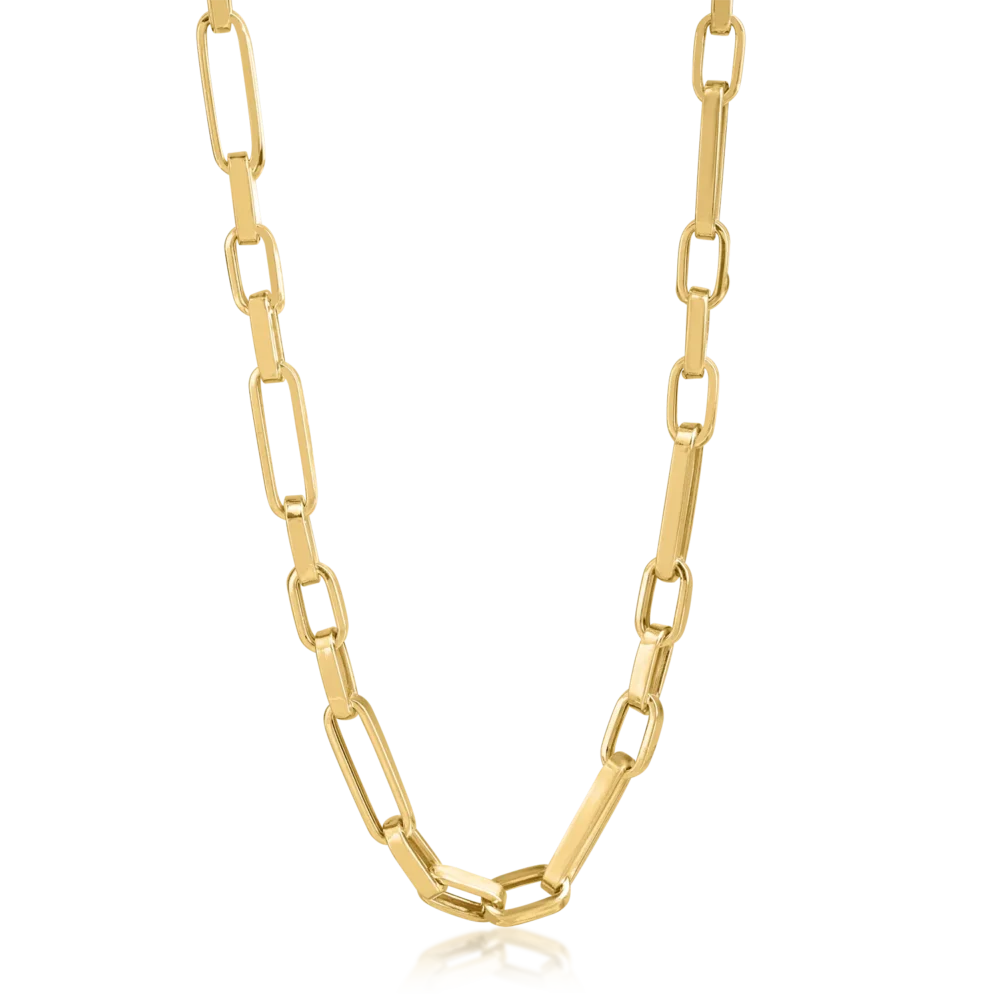 Lant din aur galben pentru barbati