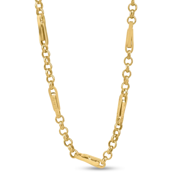 Lant din aur galben pentru barbati