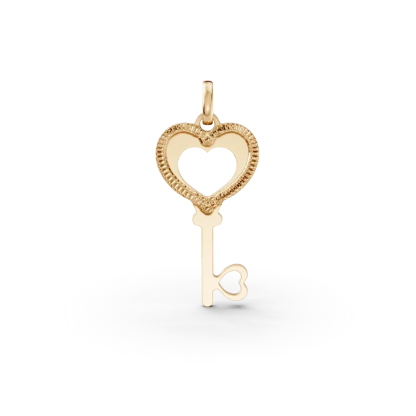 Pandantiv cheita din aur galben