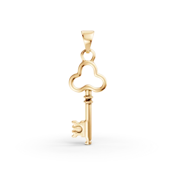 Pandantiv cheita din aur galben