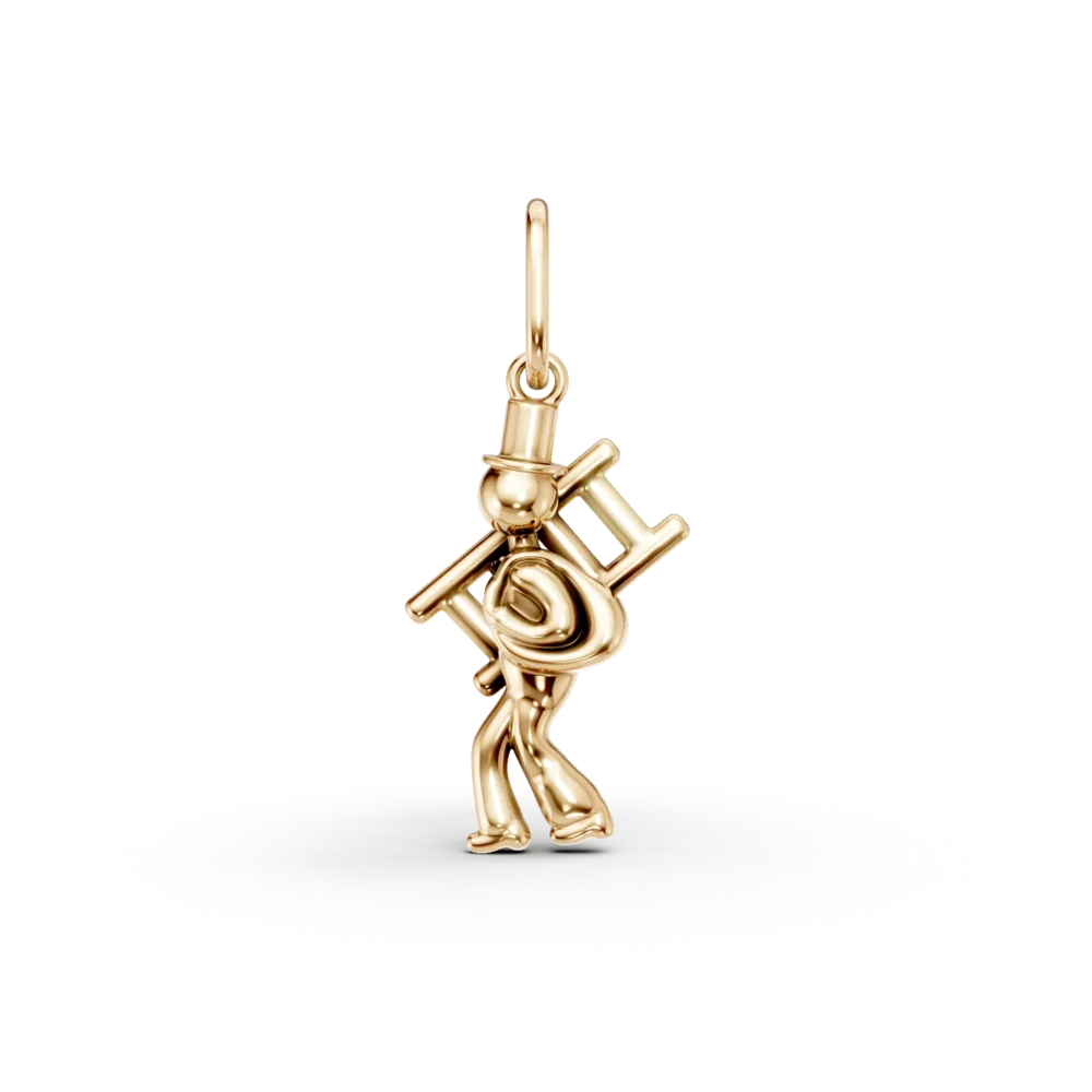 Pandantiv cosar din aur galben