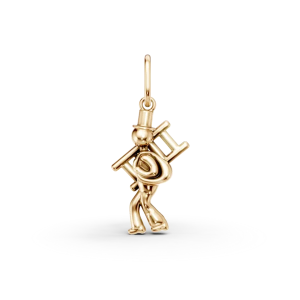 Pandantiv cosar din aur galben