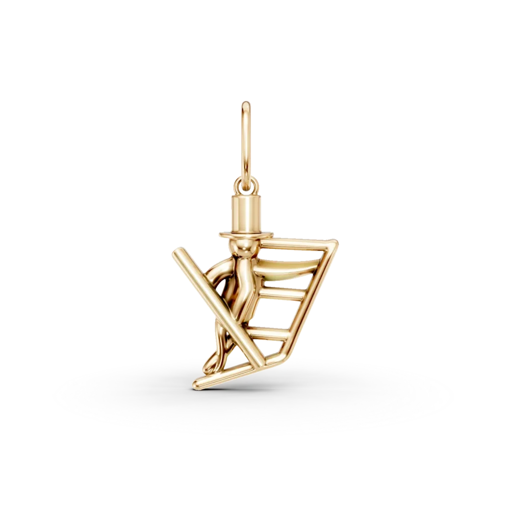 Pandantiv cosar din aur galben