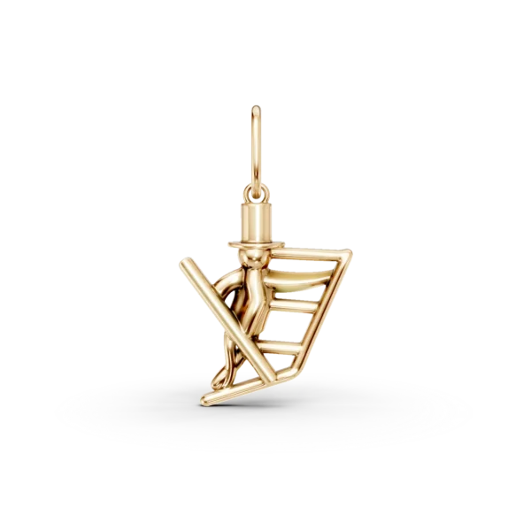 Pandantiv cosar din aur galben