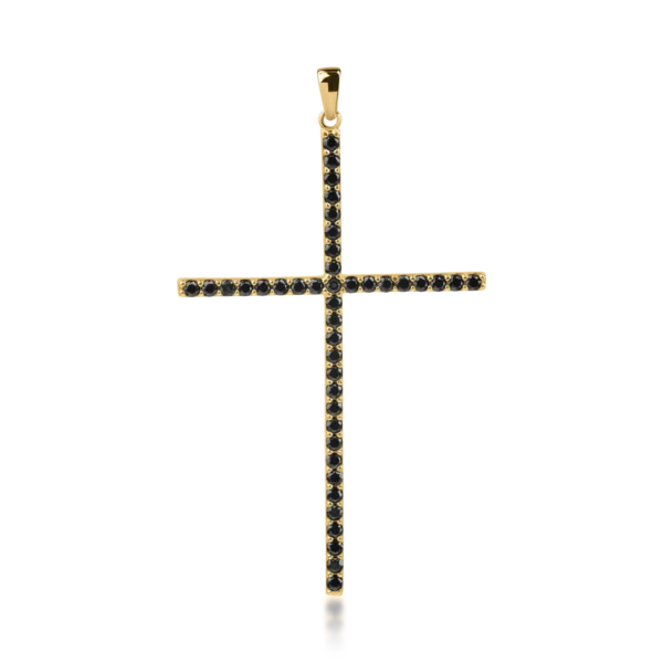 Pandantiv cruce din aur galben