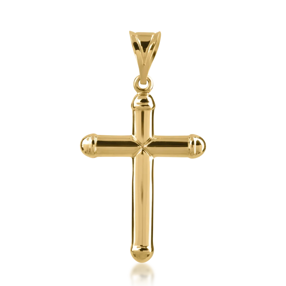 Pandantiv cruce din aur galben