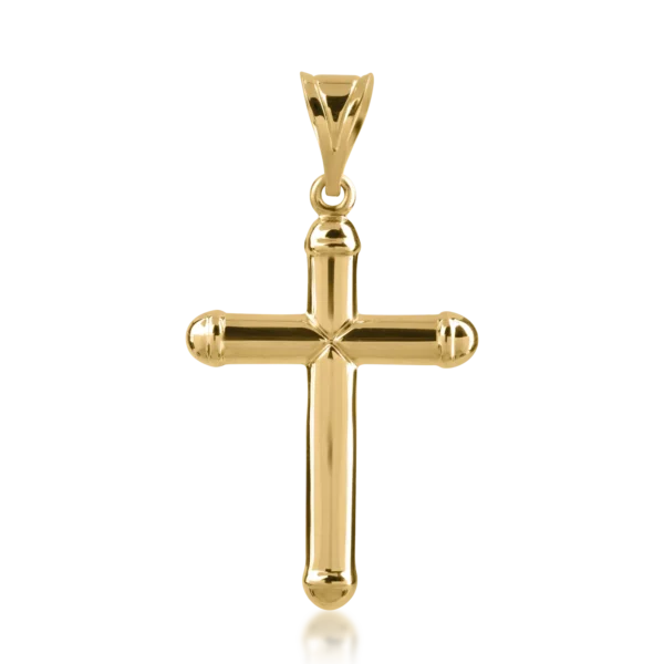 Pandantiv cruce din aur galben