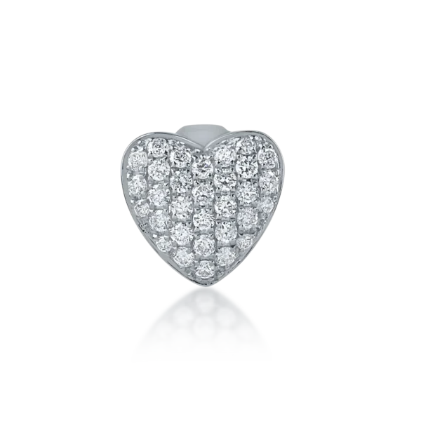 Pandantiv din aur alb cu diamante de 0.2ct