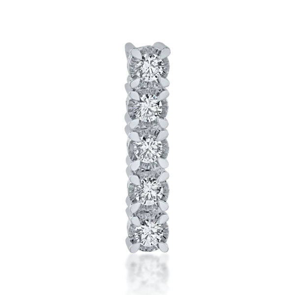 Pandantiv din aur alb cu diamante de 0.45ct