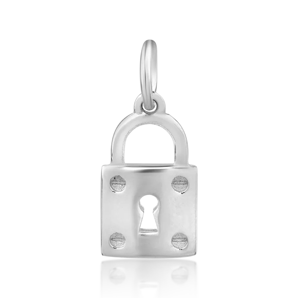 Pandantiv din aur alb