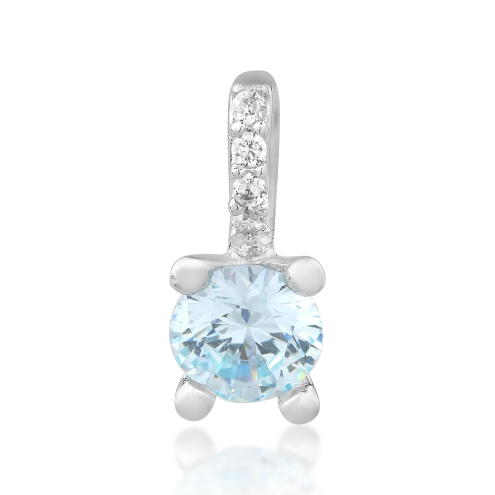 Pandantiv din aur alb