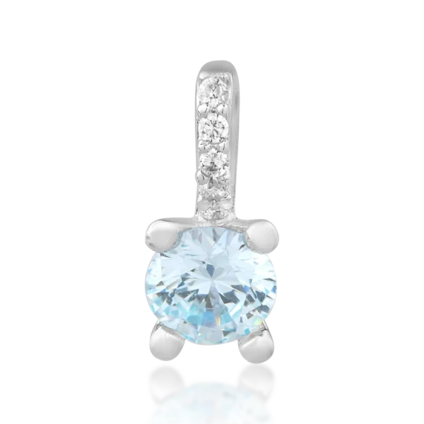 Pandantiv din aur alb