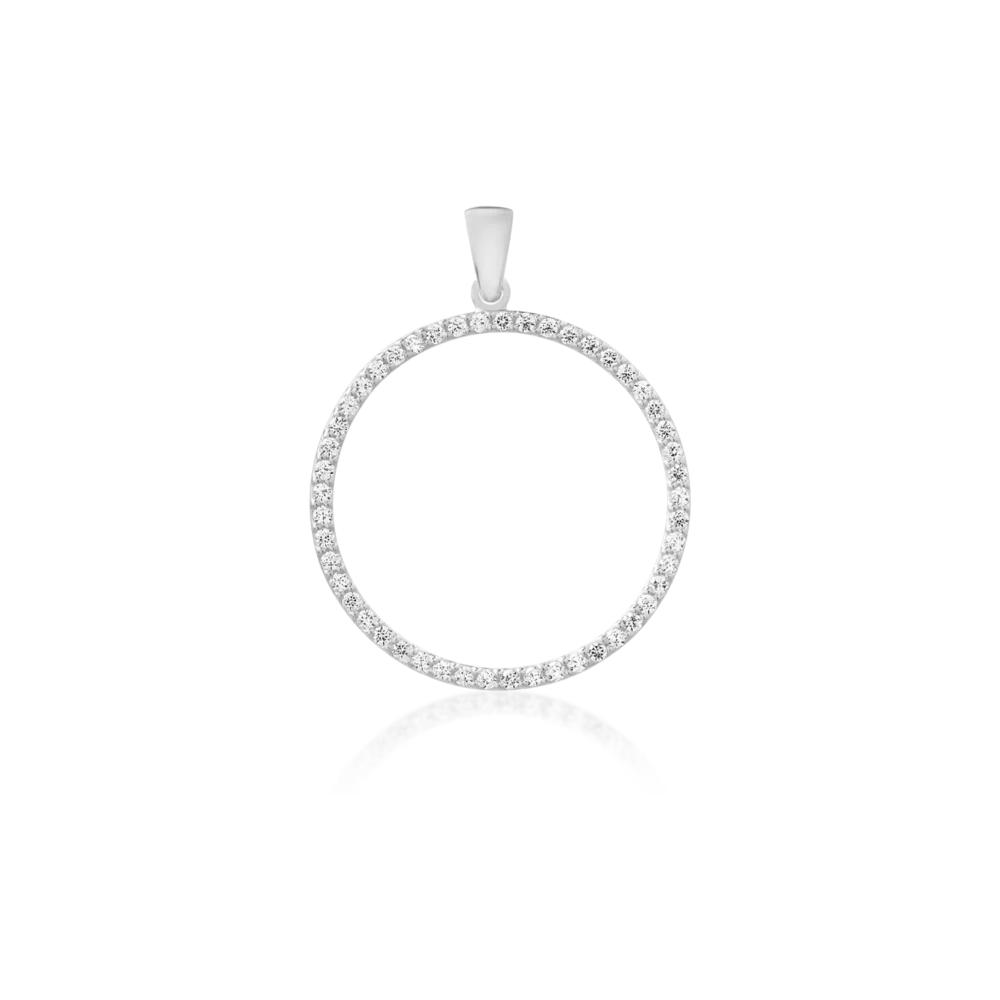 Pandantiv din aur alb