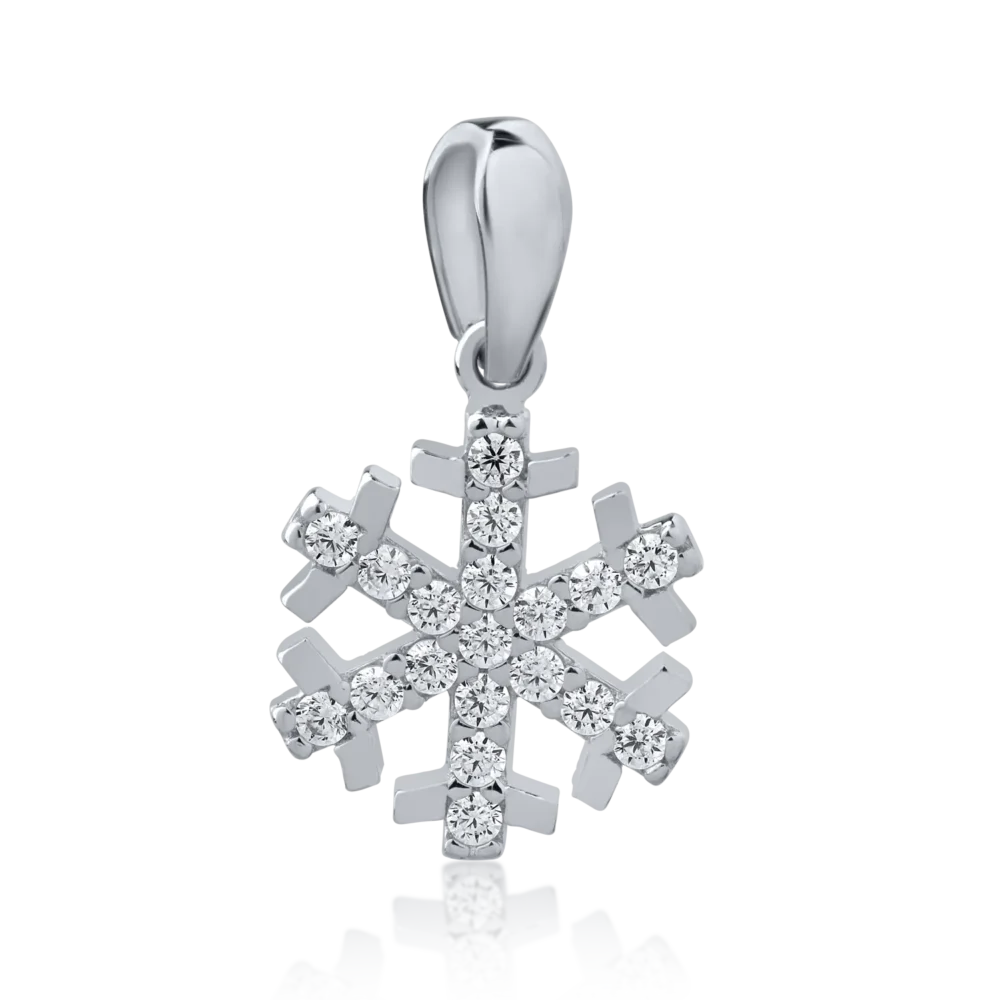 Pandantiv din aur alb