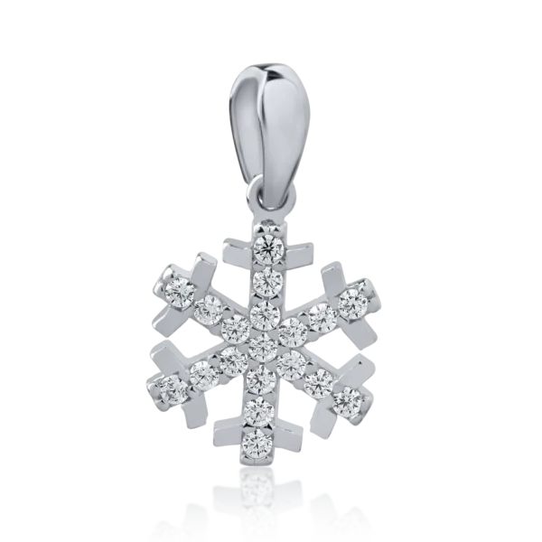 Pandantiv din aur alb