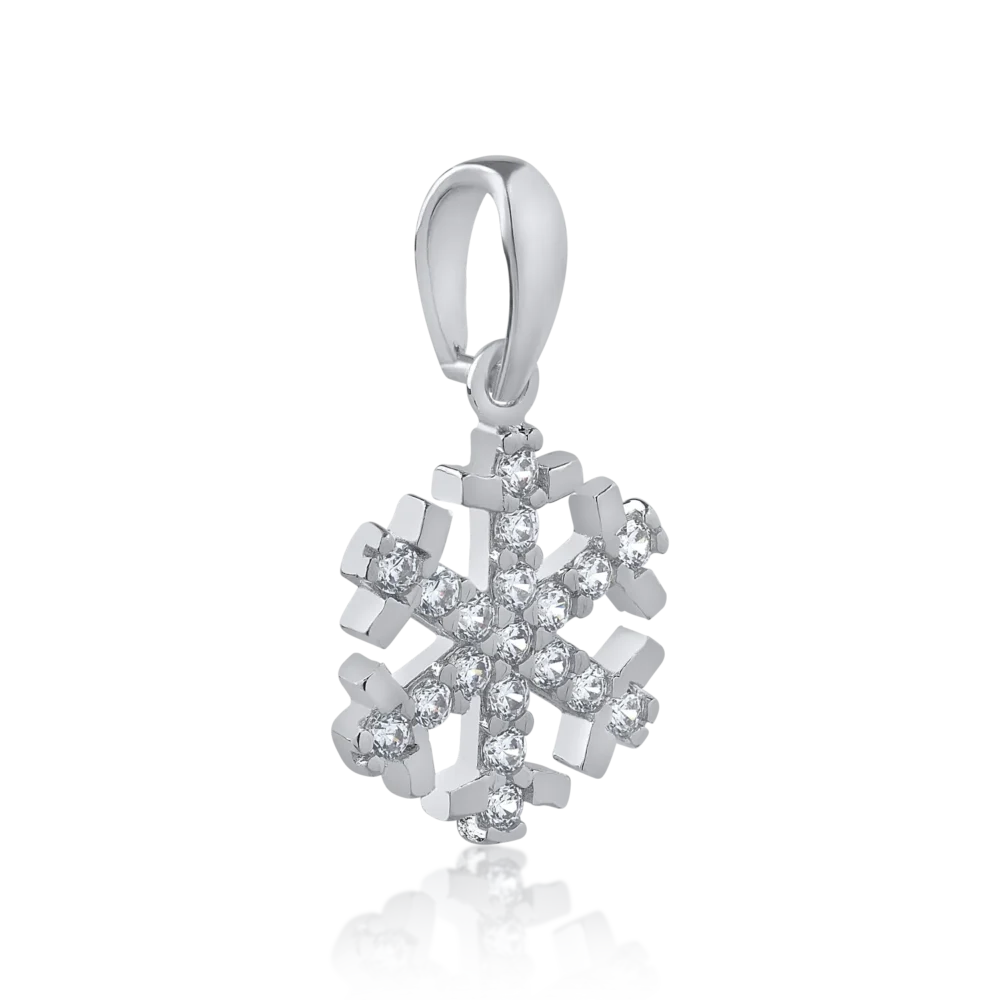 Pandantiv din aur alb - imagine 2