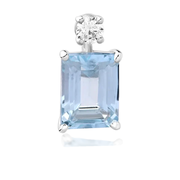 Pandantiv din aur alb