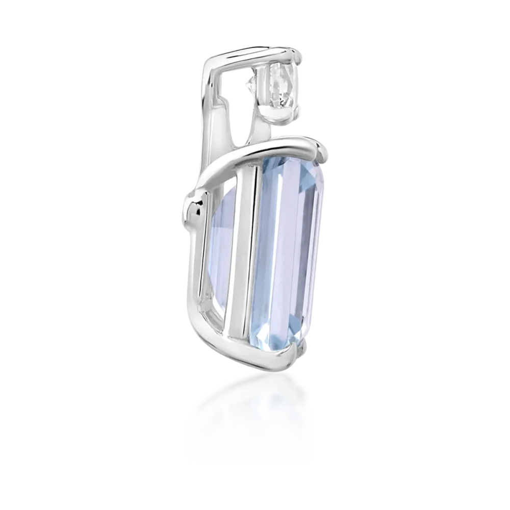 Pandantiv din aur alb - imagine 3