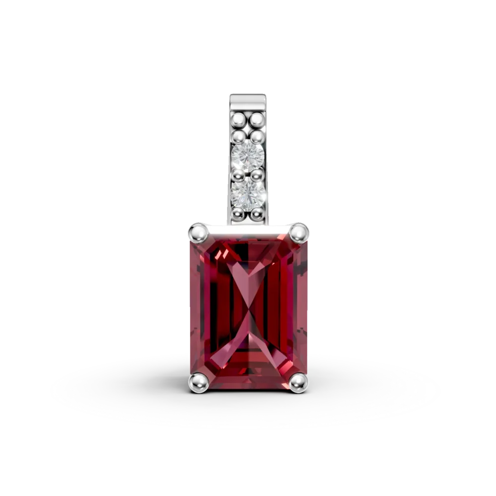 Pandantiv din aur alb