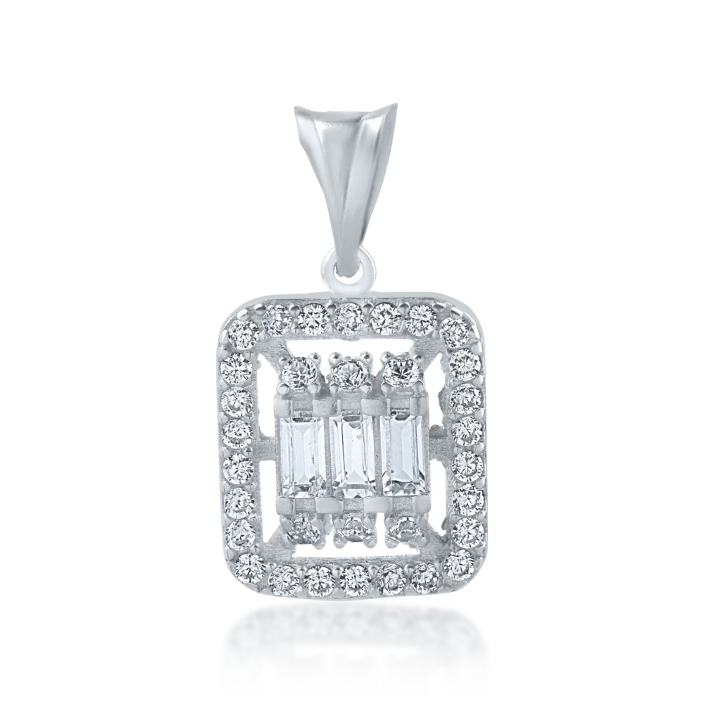 Pandantiv din aur alb