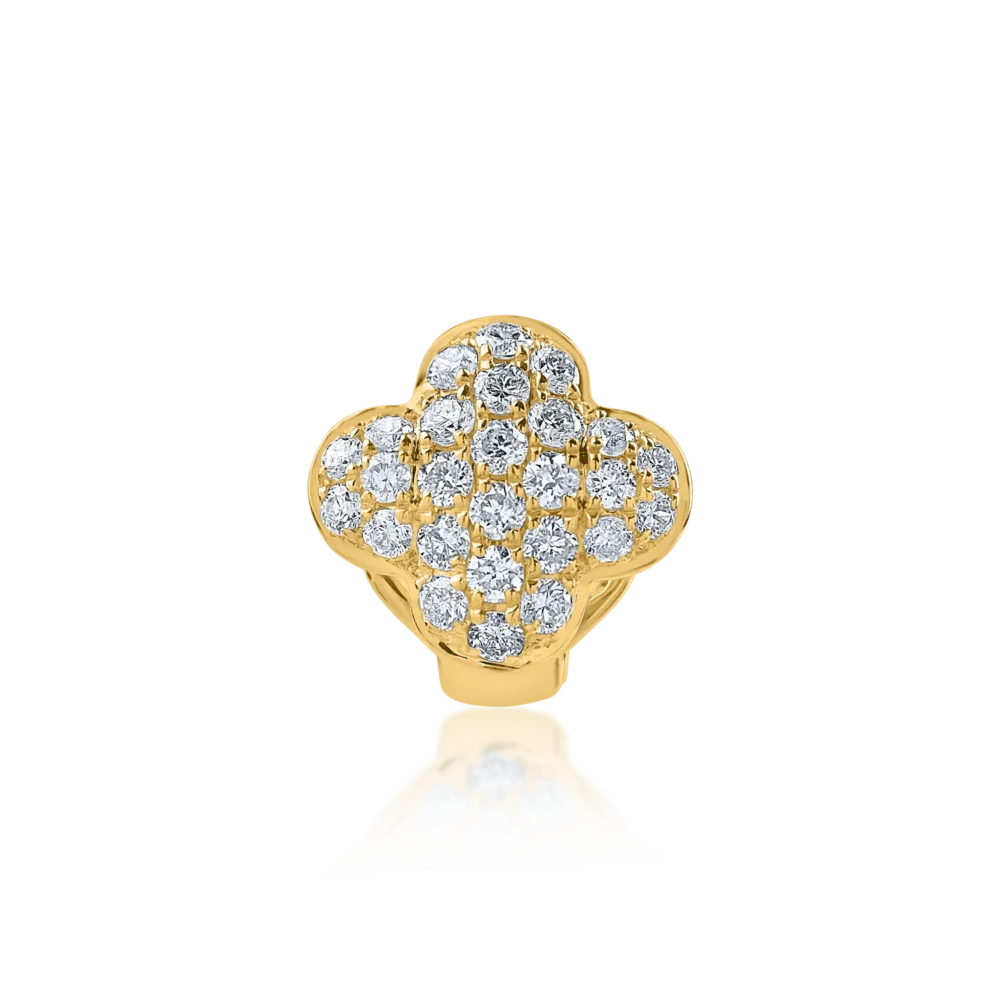 Pandantiv din aur galben cu diamante de 0.17ct