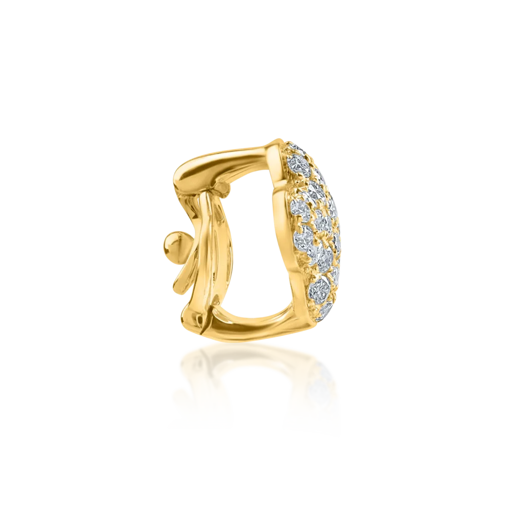 Pandantiv din aur galben cu diamante de 0.17ct - imagine 3