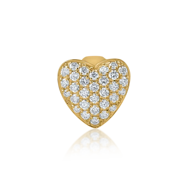 Pandantiv din aur galben cu diamante de 0.18ct