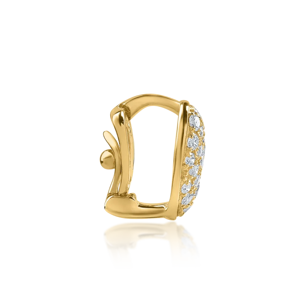 Pandantiv din aur galben cu diamante de 0.18ct - imagine 3