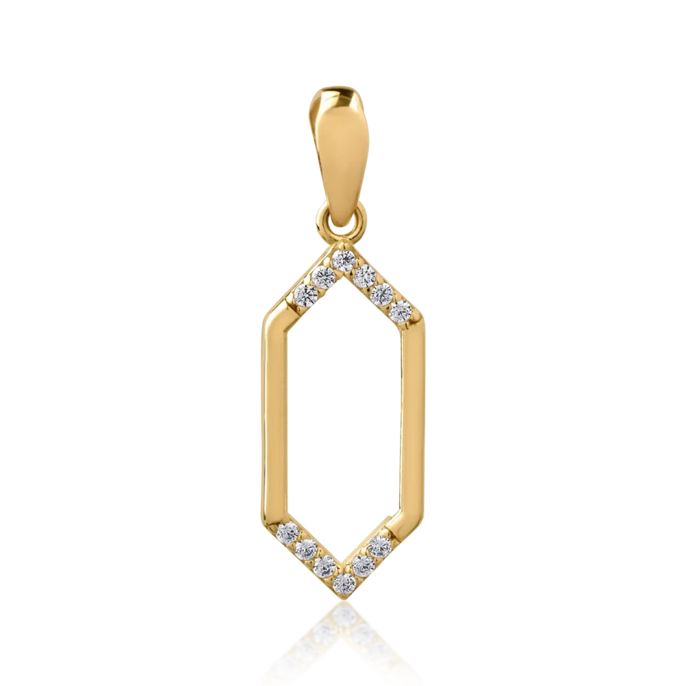 Pandantiv din aur galben