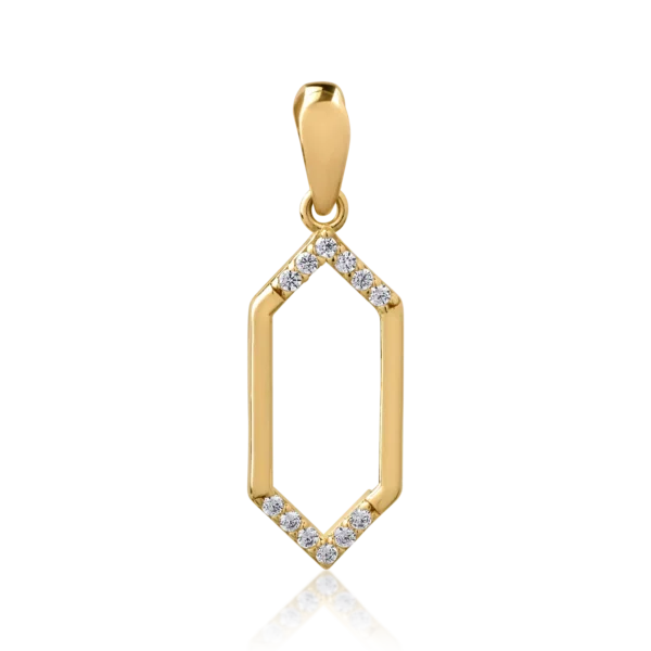 Pandantiv din aur galben