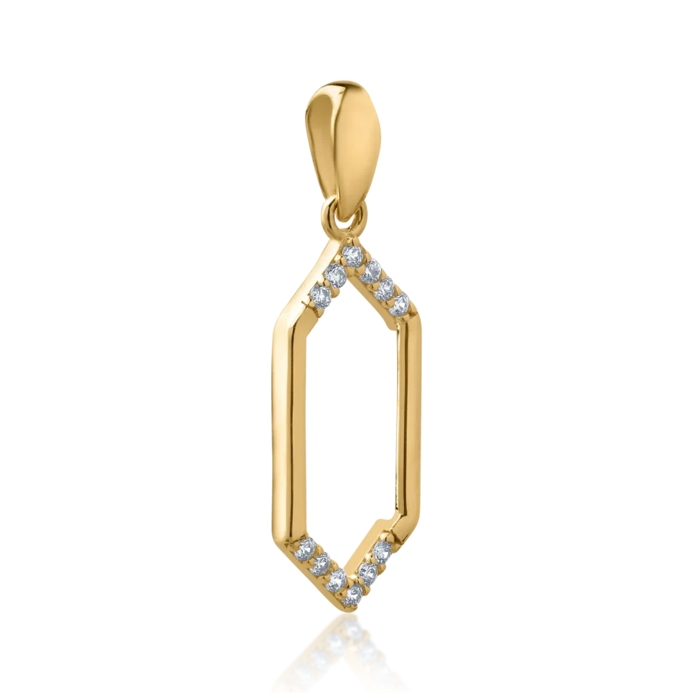 Pandantiv din aur galben - imagine 2