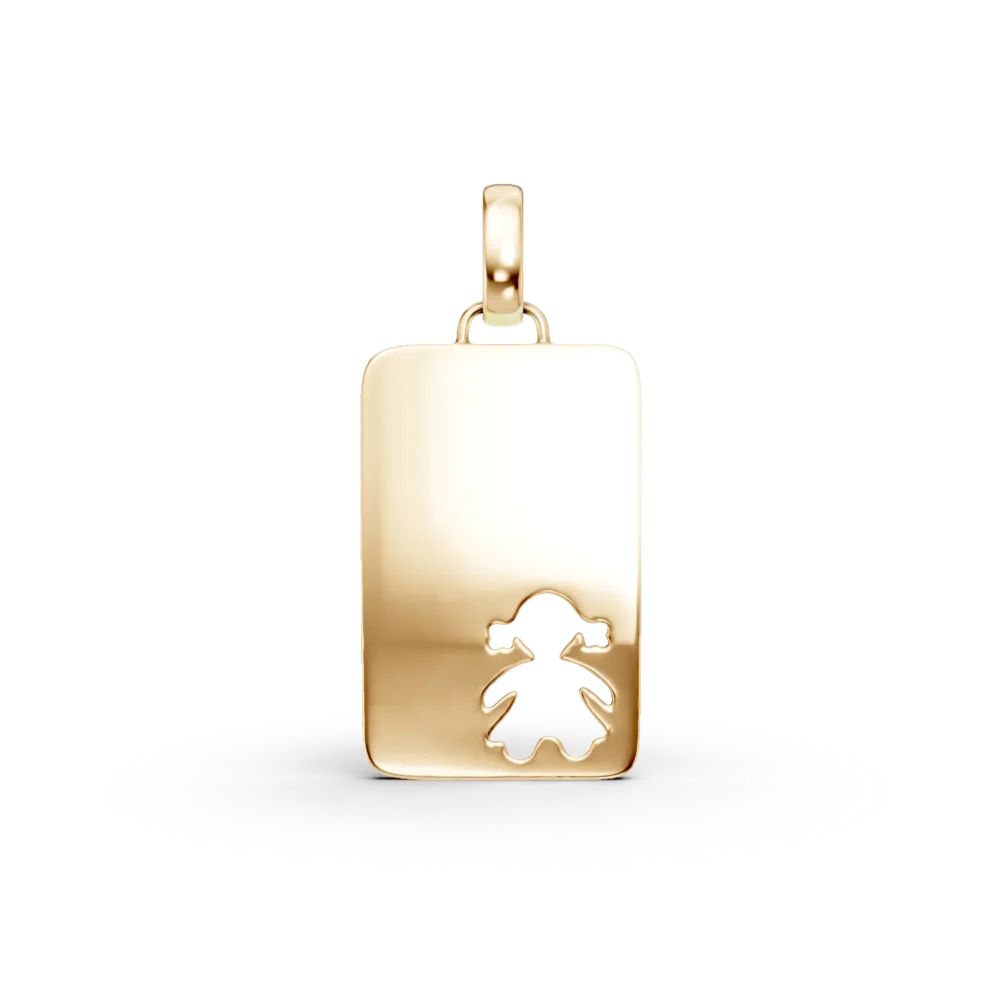 Pandantiv din aur galben