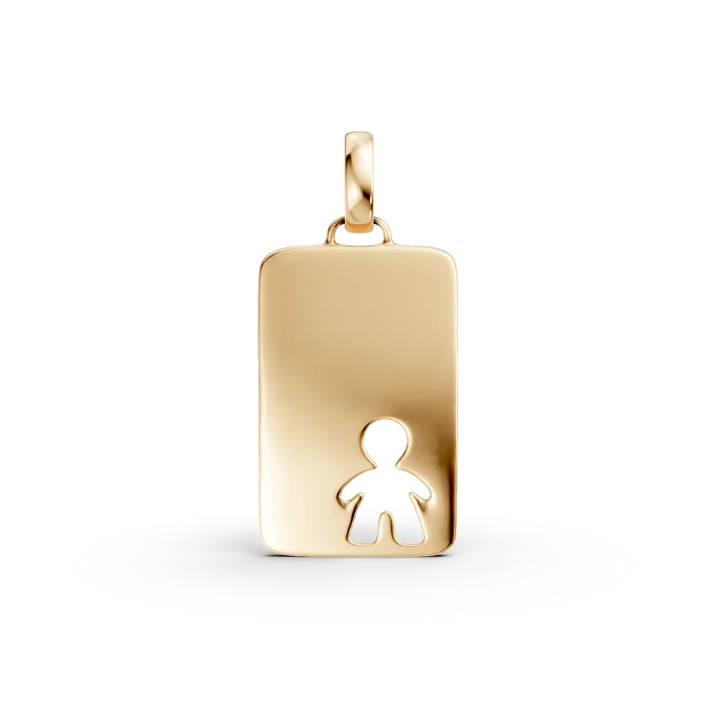 Pandantiv din aur galben