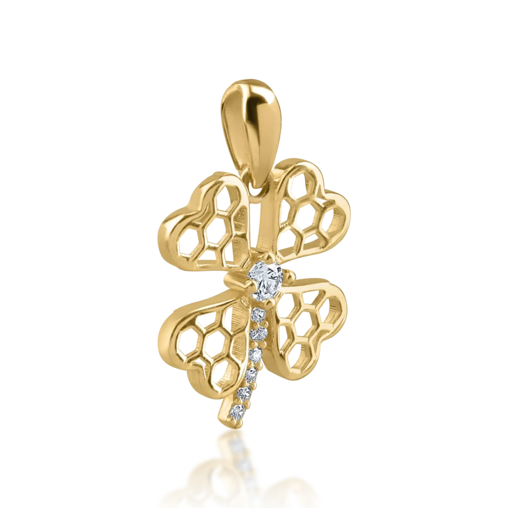 Pandantiv din aur galben - imagine 2