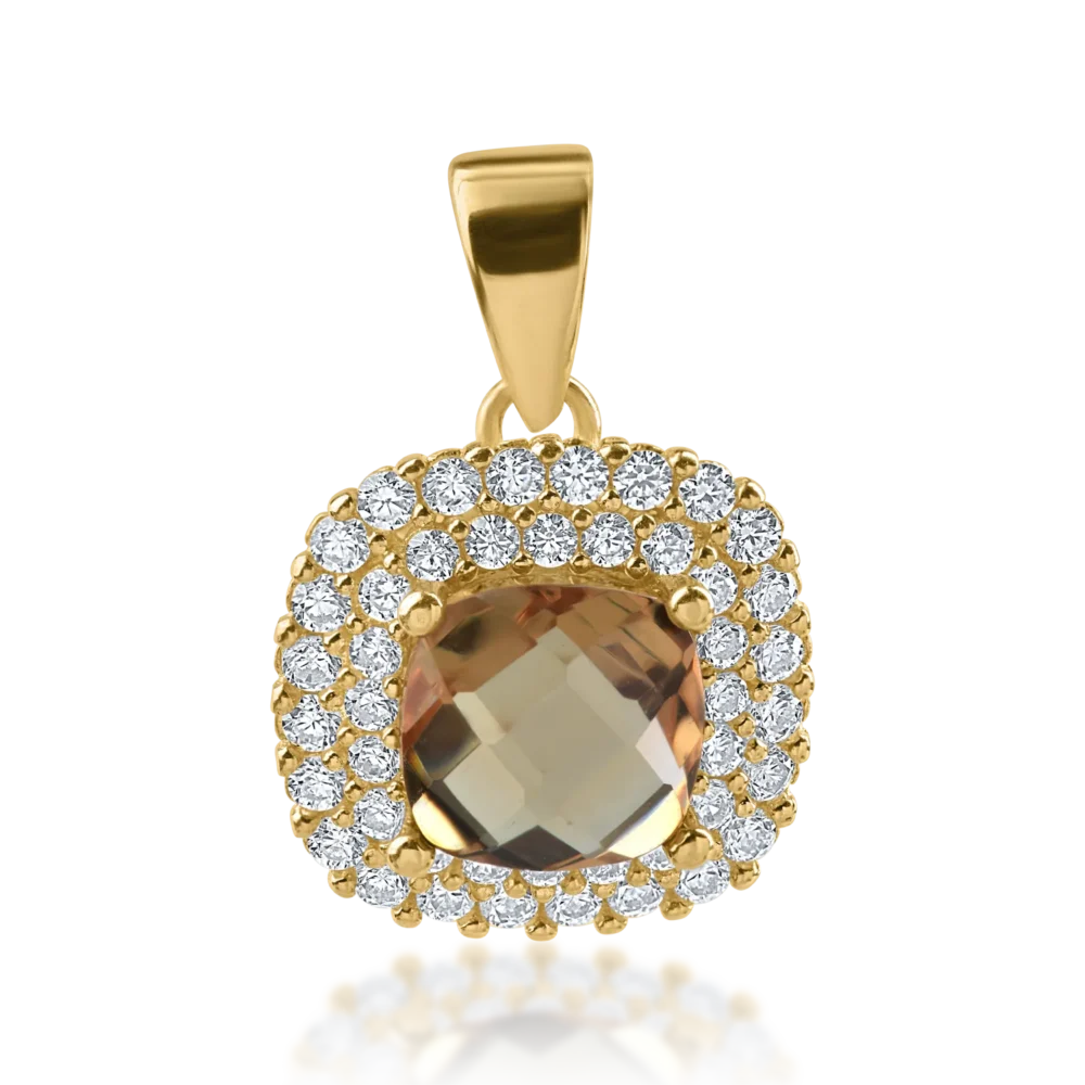 Pandantiv din aur galben