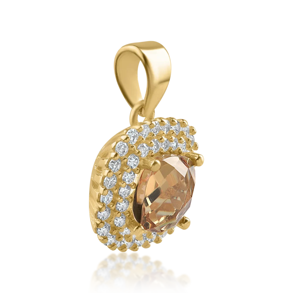 Pandantiv din aur galben - imagine 2