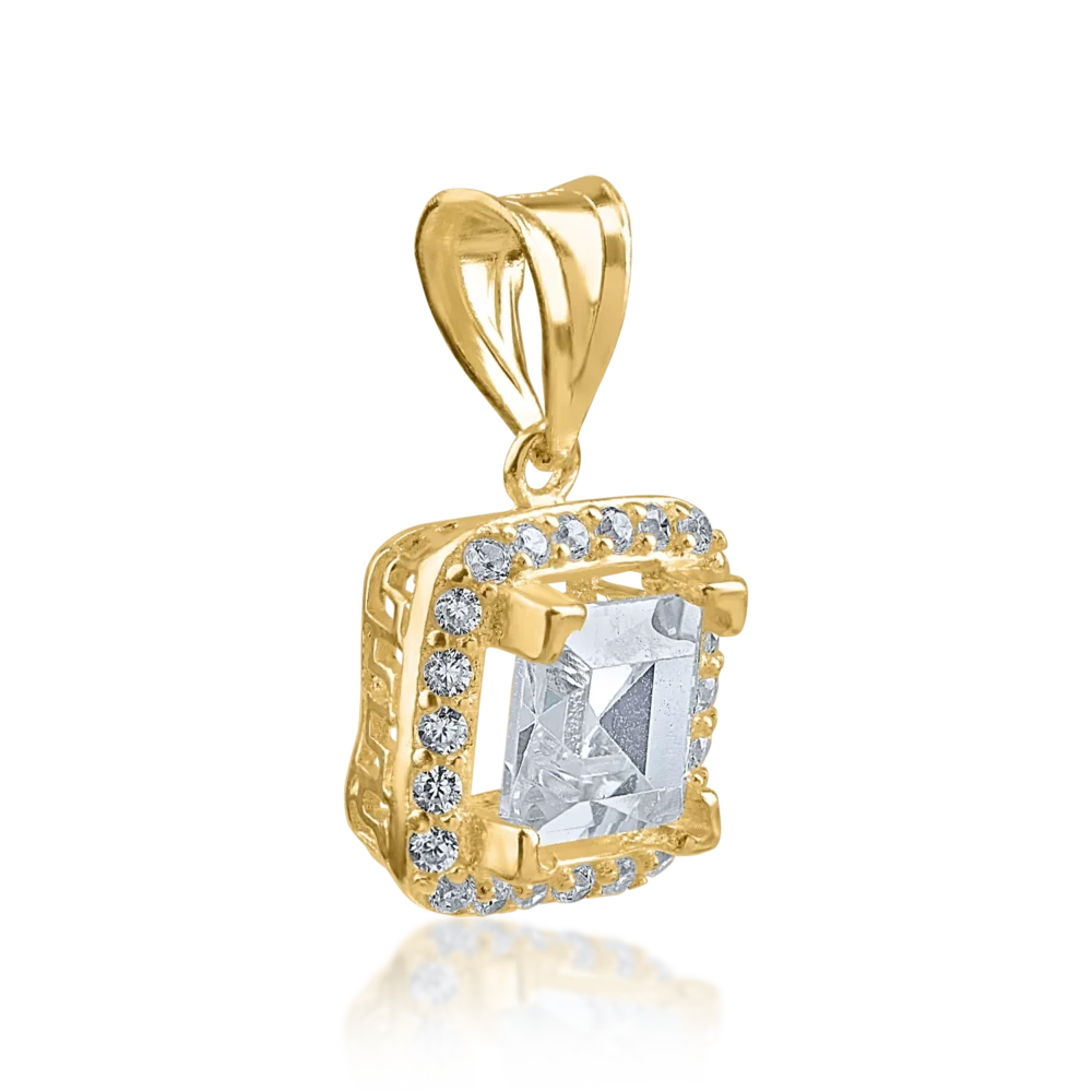 Pandantiv din aur galben - imagine 2