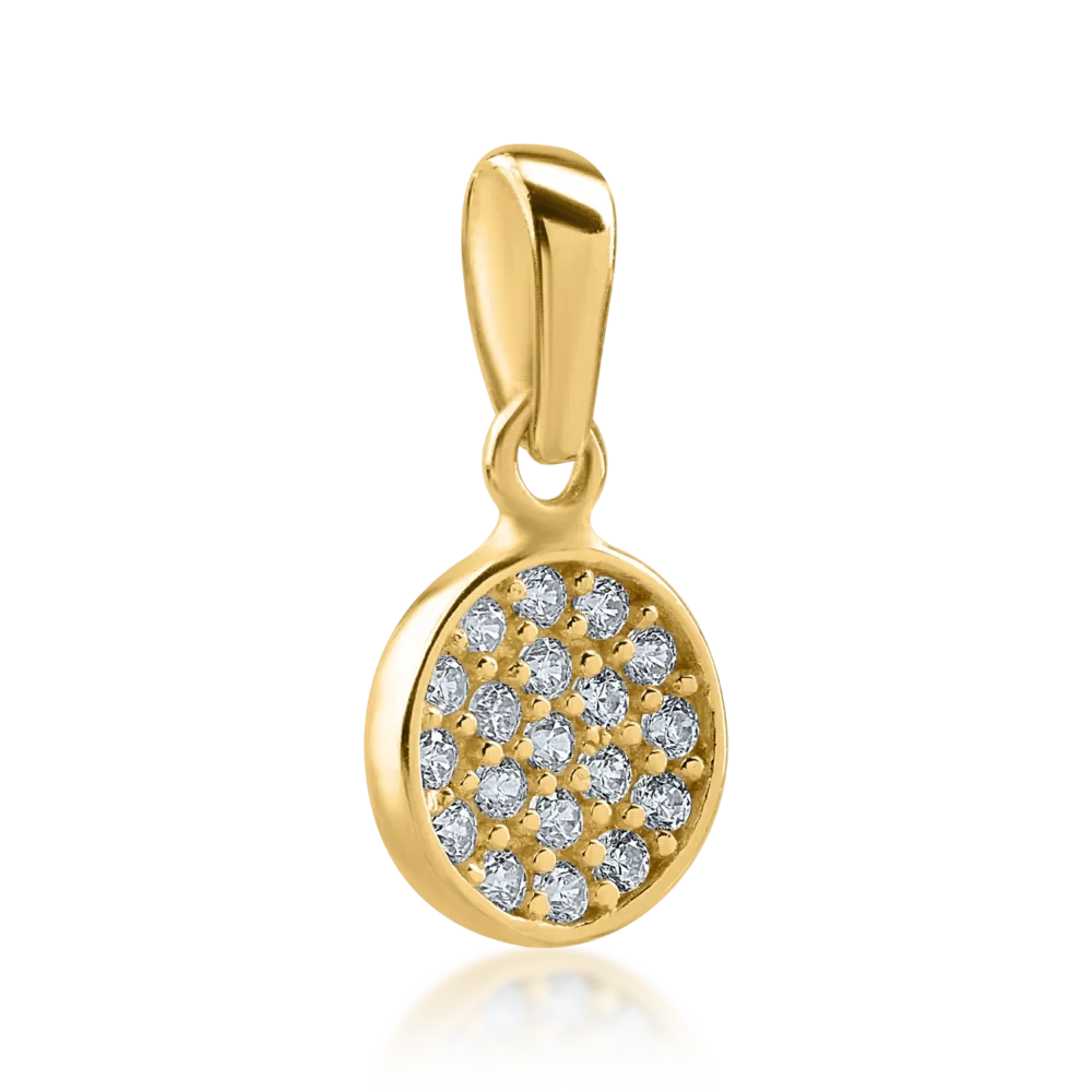 Pandantiv din aur galben - imagine 2