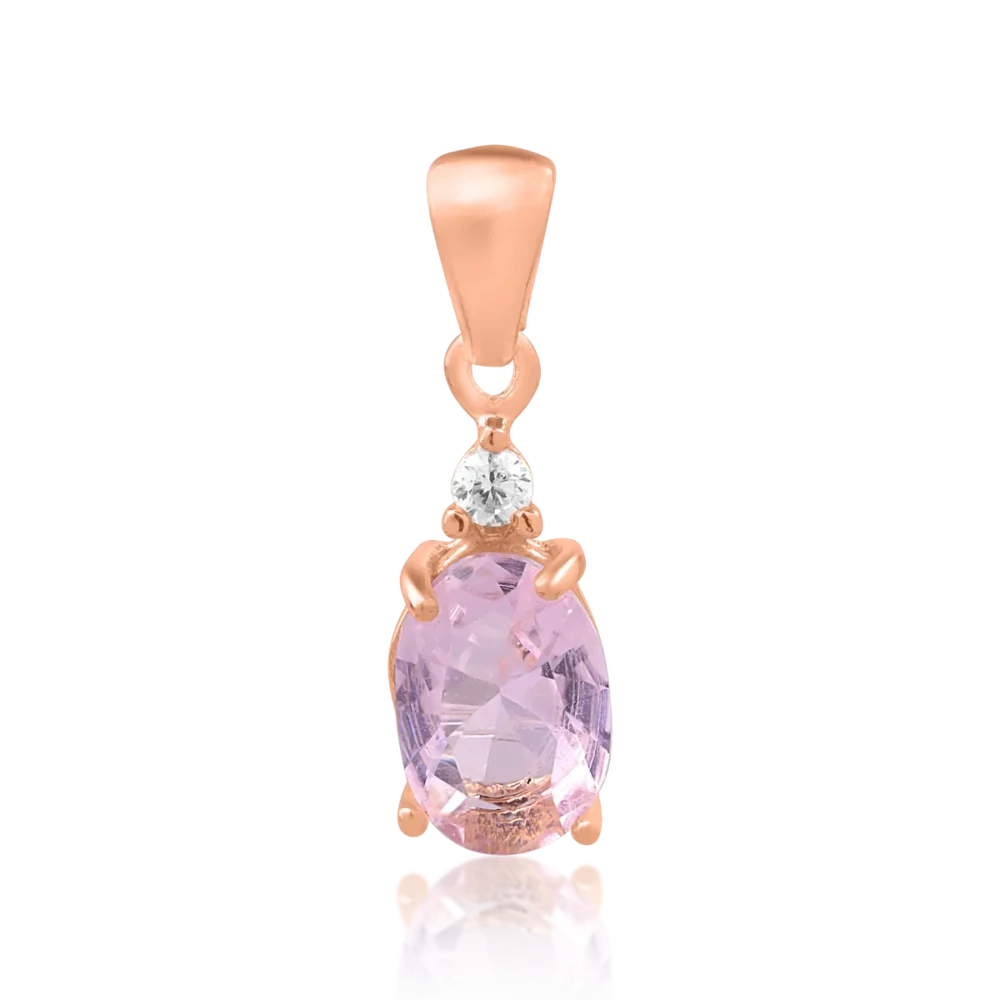 Pandantiv din aur roz